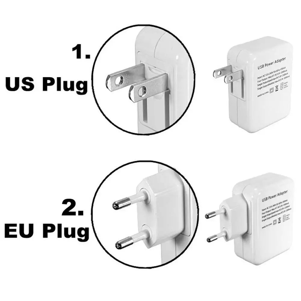 Универсальный разъем 4-Порты USB Зарядное устройство для iPhone samsung Android Путешествия