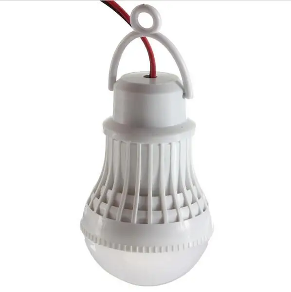 Светодиодный светильник E27 3W 5W 7W 9W 12W 15W 5730 SMD чистый белый свет DC12V провод для дома