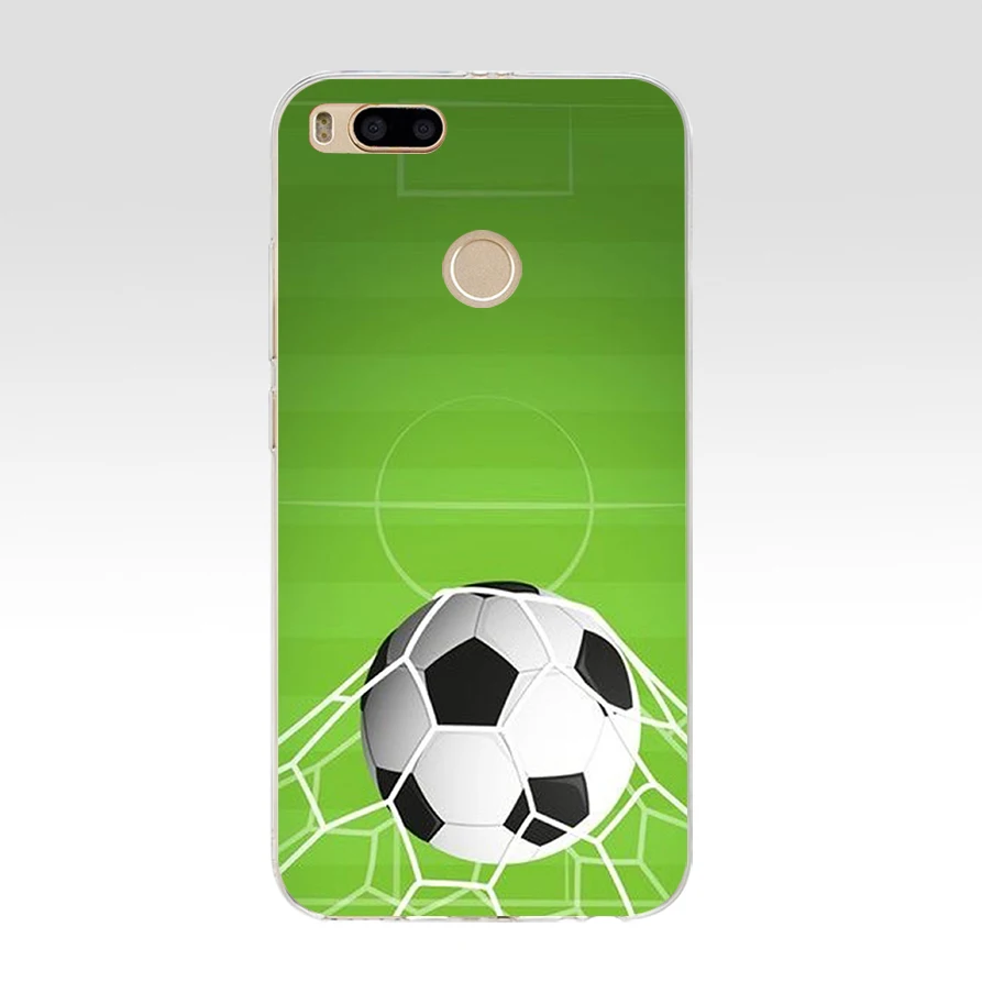 223AQ football ball Silicone Soft Tpu Cover phone Case for xiaomi redmi 4a 6a 4x note 5a pro mi a1 | Мобильные телефоны и