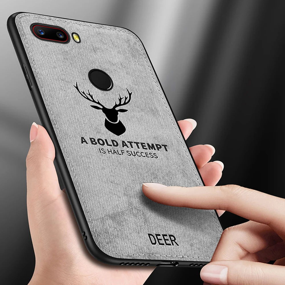 Fabric Deer Case For ZTE Nubia Z17 Lite case Classic Cloth Matte Skin Bumper Hard Back Soft Cover Mini Z17S Z18 |