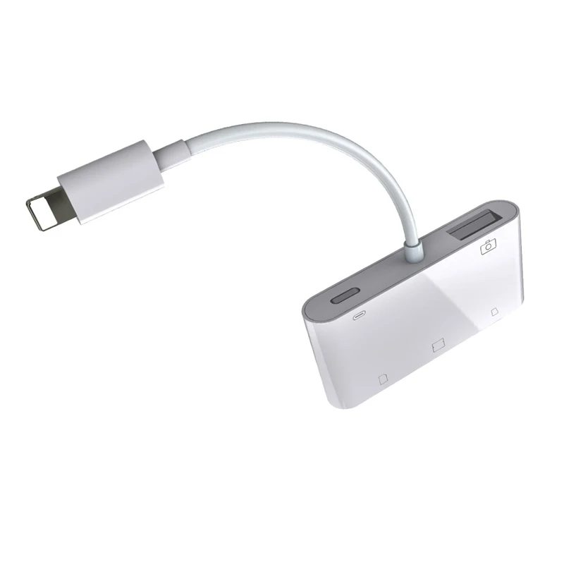 SD TF SDHC CF XD M2 Устройство для чтения карт памяти для IPhone XS MAX XR X 5 6 7 8 Plus для IPAD OTG адаптер USB камера Соединительный комплект писатель