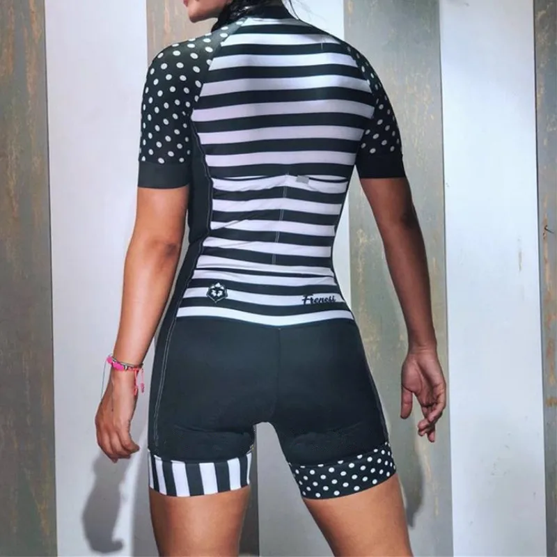 Pro Team триатлон костюм женский короткий рукав Велоспорт Джерси Skinsuit комбинезон Майо Велоспорт Ropa ciclismo набор гель