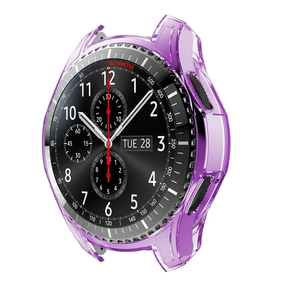 Защитный чехол из ТПУ для Samsung Galaxy watch 46 мм часов защитный с рамкой на 360 градусов |