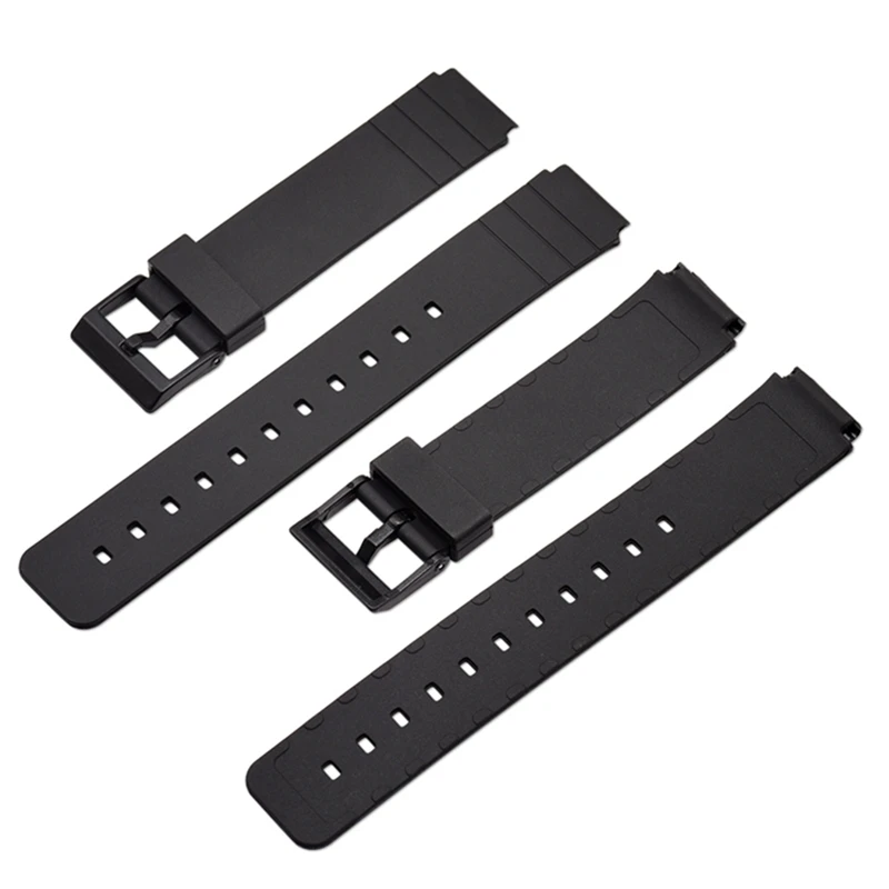 

Watch Band Strap Pin Buckled TPU Wristwatch Bands Replacement Accessories For Casio MW-59 MQ-24 MQ-71 MQ-76