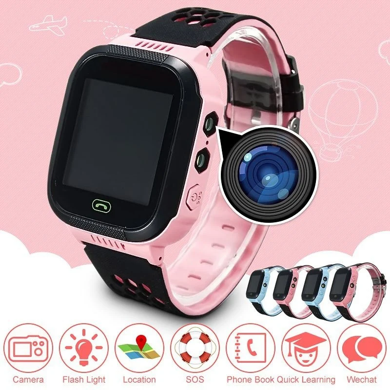 Y03 Смарт часы детские наручные Сенсорный экран SOS трекер анти потерянный Smartwatch с