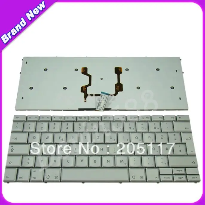 Ноутбук Немецкий клавиатура для Apple MacBook Pro 17 &quotA1261 GR Deutsch Silver|keyboard for apple|german
