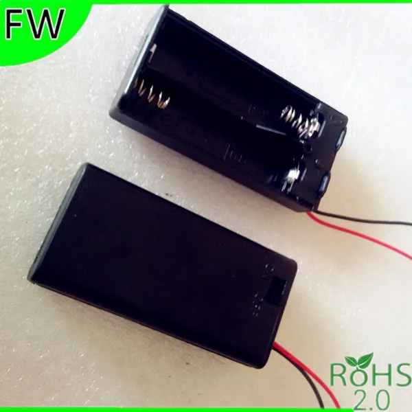 (5 шт.) 2016 горячая батарея Крышка коробка пластиковый держатель с выключателем