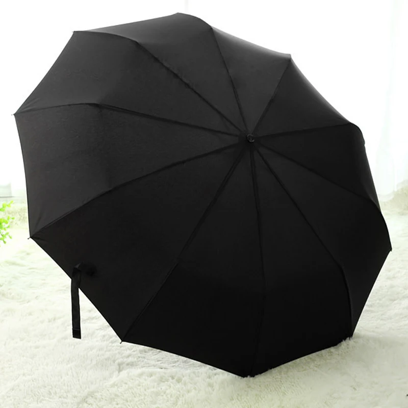 Высококачественный зонт из искусственной механики с деревянной текстурой