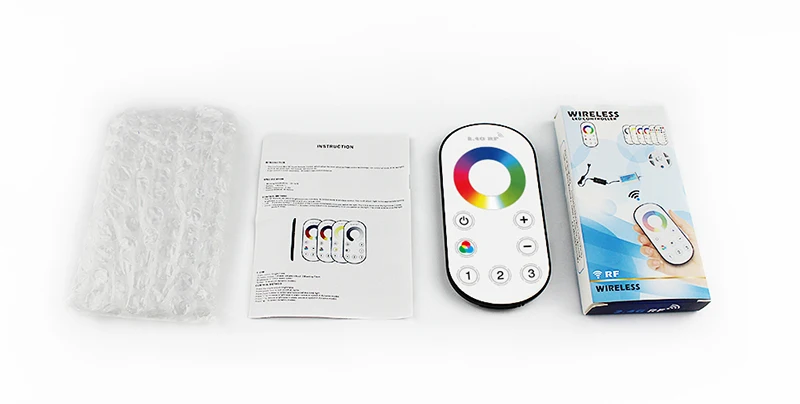 YLSTAR Бесплатная доставка 2018 Новый RF беспроводной 2 4G 3 зоны 12В 24В RGB светодиодный
