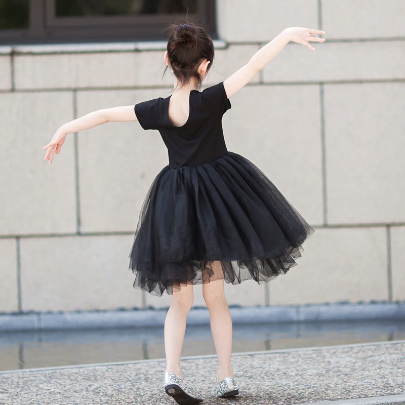 2019 Kids Girls Summer Dresses Princess Dancing Dress Black Teenage Party 8 10 12 14 15 Years Vestido Infantil Sukienki | Детская одежда