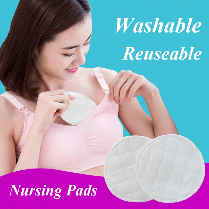 Тонкие многоразовые прокладки для кормления 10 шт. моющиеся мягкие хлопковые