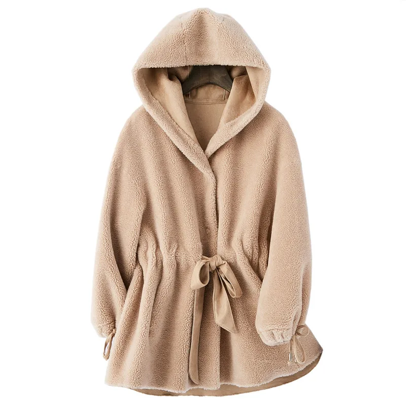 Куртка женская из натуральной овечьей шерсти зимняя 2019 | Женская одежда