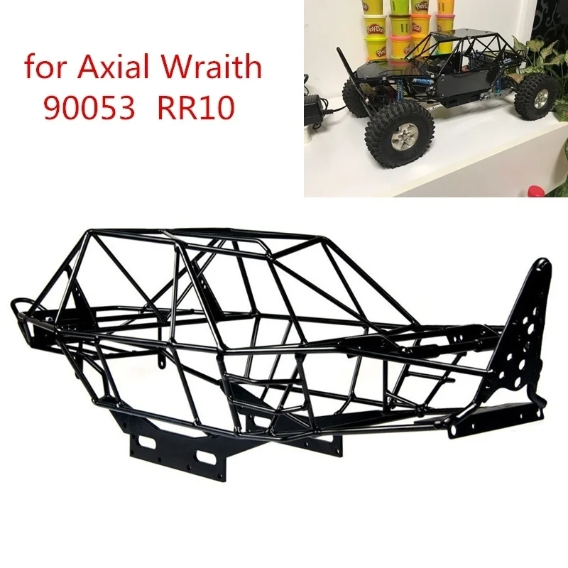 RC 1/10 Металлическая стальная рама корпус рулон клетки для осевого Рейфа AX90053 RR10