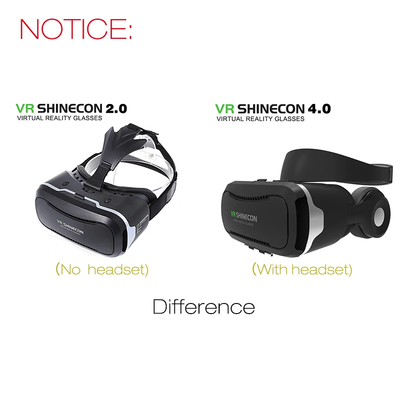 SHINECON 4 0 VR box 2 Очки виртуальной реальности google cardboard 3D очки с гарнитурой для