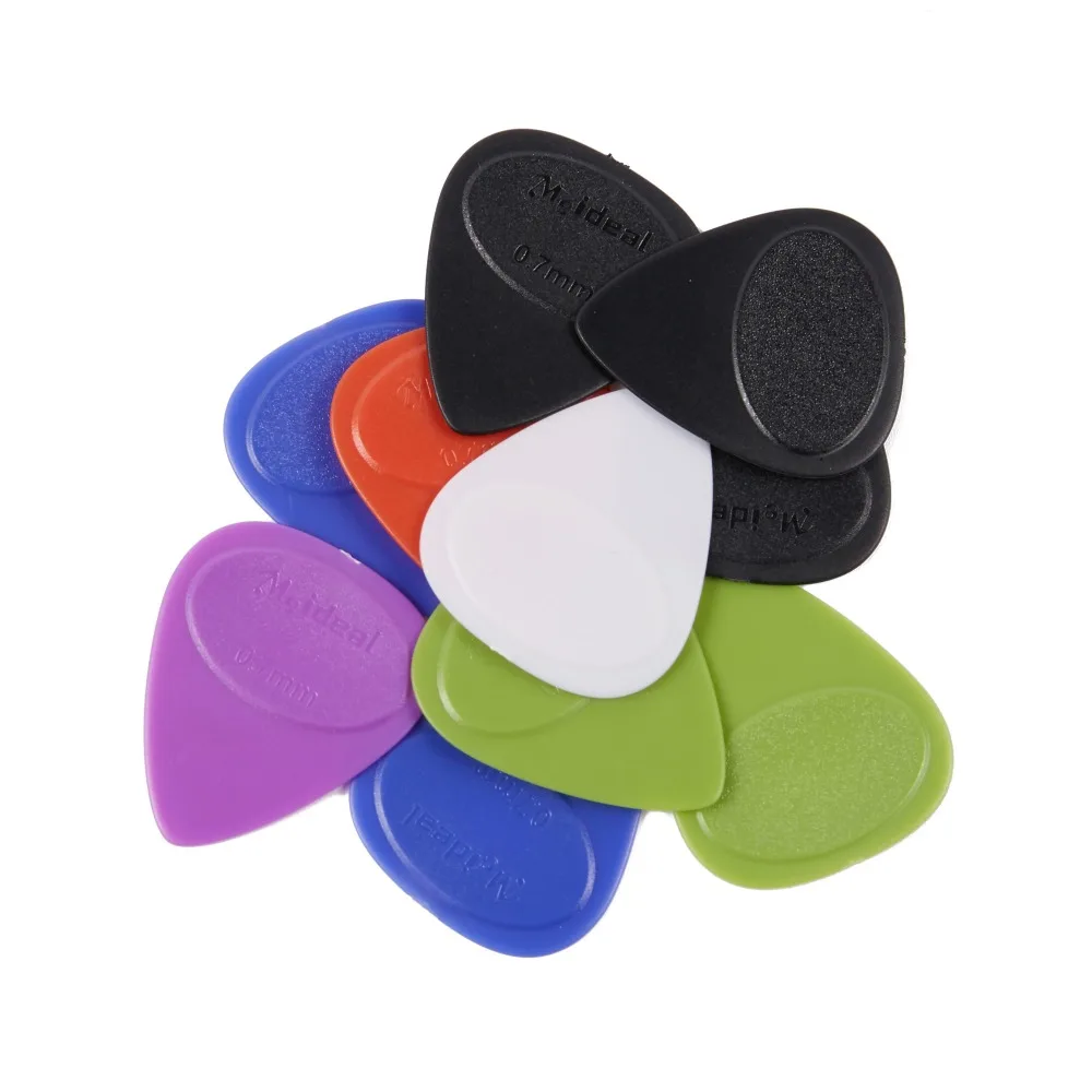 Meideal 10 шт. ABS медиаторы Толщина 0 7 1 2 мм Plectrums для акустической Электрогитары