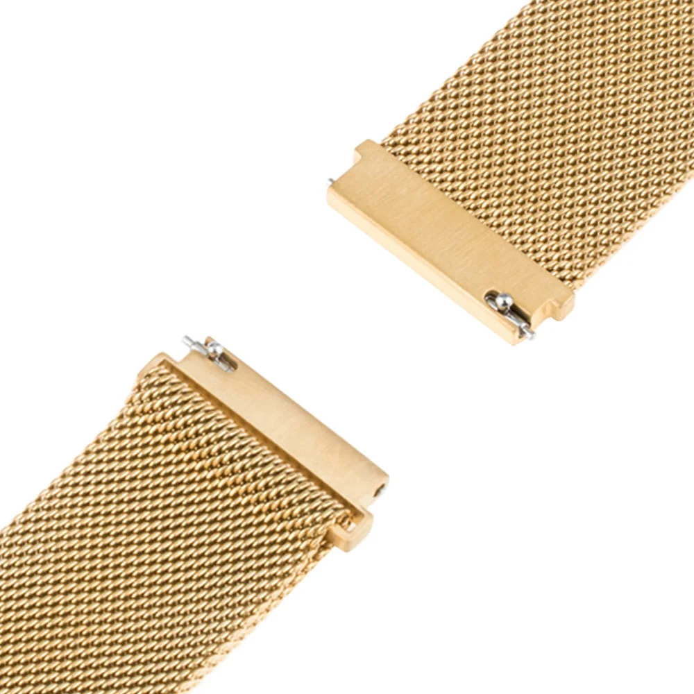 22 мм Миланская петля ремешок для ASUS Zenwatch 2 22 мм LG G Watch W100/W110/W150 Pebble Time браслет из нержавеющей стали ремешок