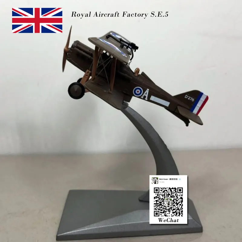 WLTK 1/72 масштаб военная модель игрушки WW I SE 5a истребитель литой металлический самолет модель игрушки для сбора, подарок, дети