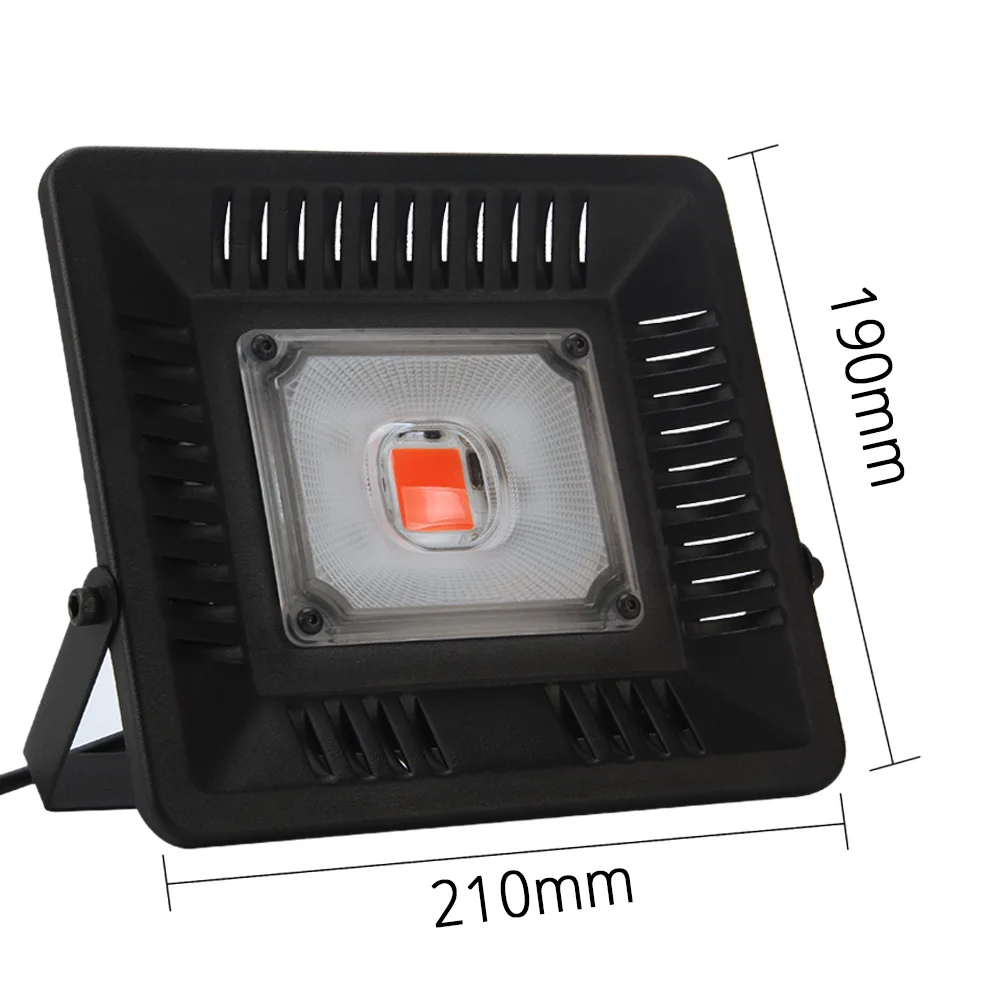 COB Led лампа для выращивания цветов полный спектр ультра тонкий водонепроницаемый