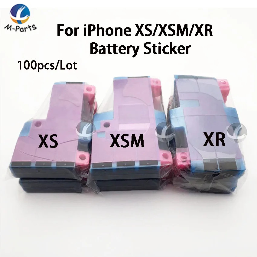 100 шт./лот стикер на батарейный отсек для iPhone 4 4S 5 5S 5C SE 6 Plus 6P 6S 6SP 7 7P 8 8P X XS XR XSM плюс 11