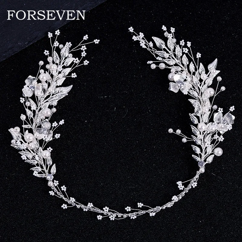 Женская тиара с искусственным жемчугом свадебные аксессуары для волос свадебная