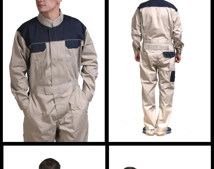 Men cotton coverall workwear suit mining work wear overalls Plus Size mechanic carpenter repairman Siamese overalls 2019New