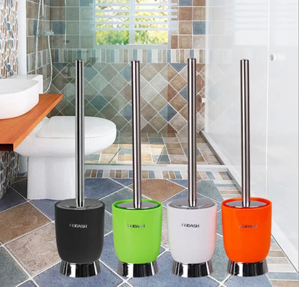 

1PC Plastic Toilet Bowl Brush Bathroom Cleaning Tool Holder With Base Toilet Brush Home Cleaner OK 0173