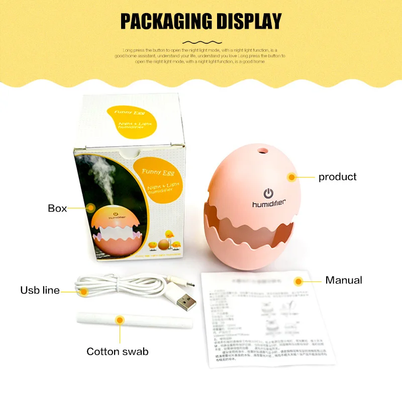 Ультразвуковой увлажнитель воздуха для ароматерапии диффузор эфирного масла