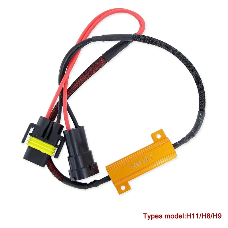Резистор Caubus H11 H8 H9 9005 HB3 9006 HB4 H4 HB2 9003 H7 светодиодные противотуманные фары без