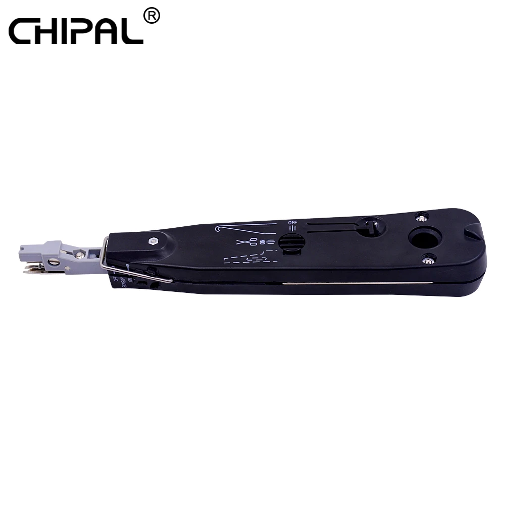 CHIPAL Krone Lsa-plus телекоммуникационный телефонный провод Кабельный тестер трекер RJ11 RJ45 Пробивной сетевой набор инструментов патч-панель щипцы