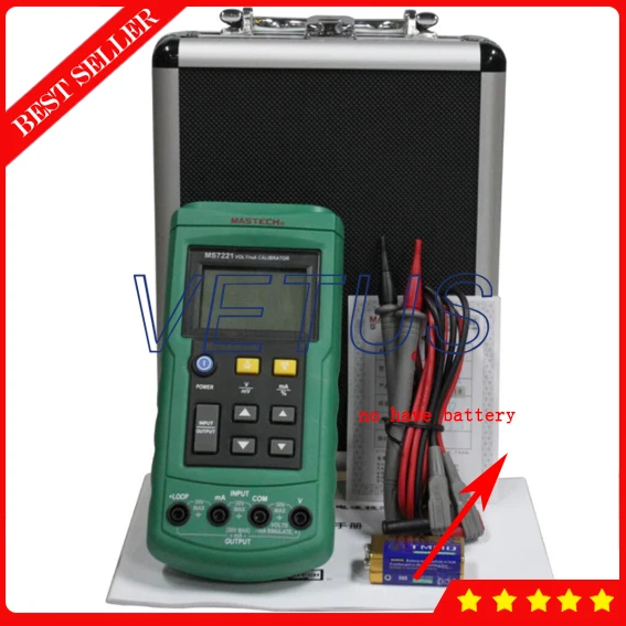 MASTECH ms7221 Вольт/mA Напряжение ток калибратор источник/Выход Шаг DC 0-10 В 0-24ma метр