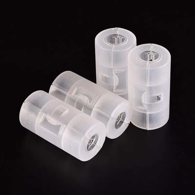 Переходник для батарей типа АА в C 4 шт. чехол переходник LR06 AA LR14|battery storage box|battery