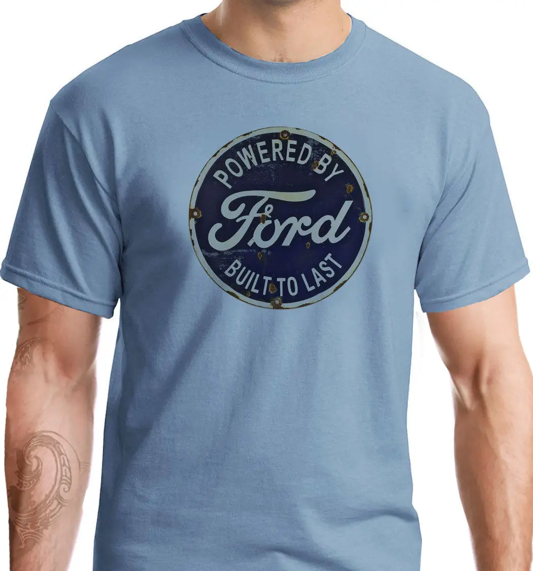 Приведенный в действие Ford Американский ретро классический знак с принтом виде