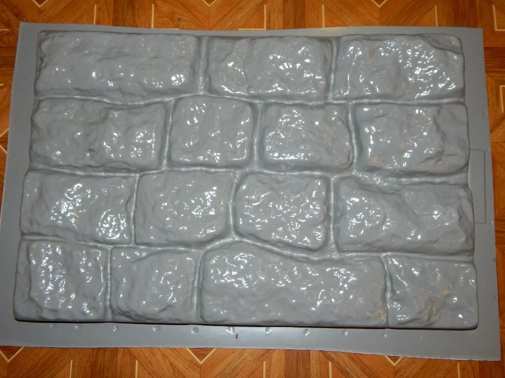 Пластиковые формы для фотоэлементов настенная Цементная плитка Старый замок 1