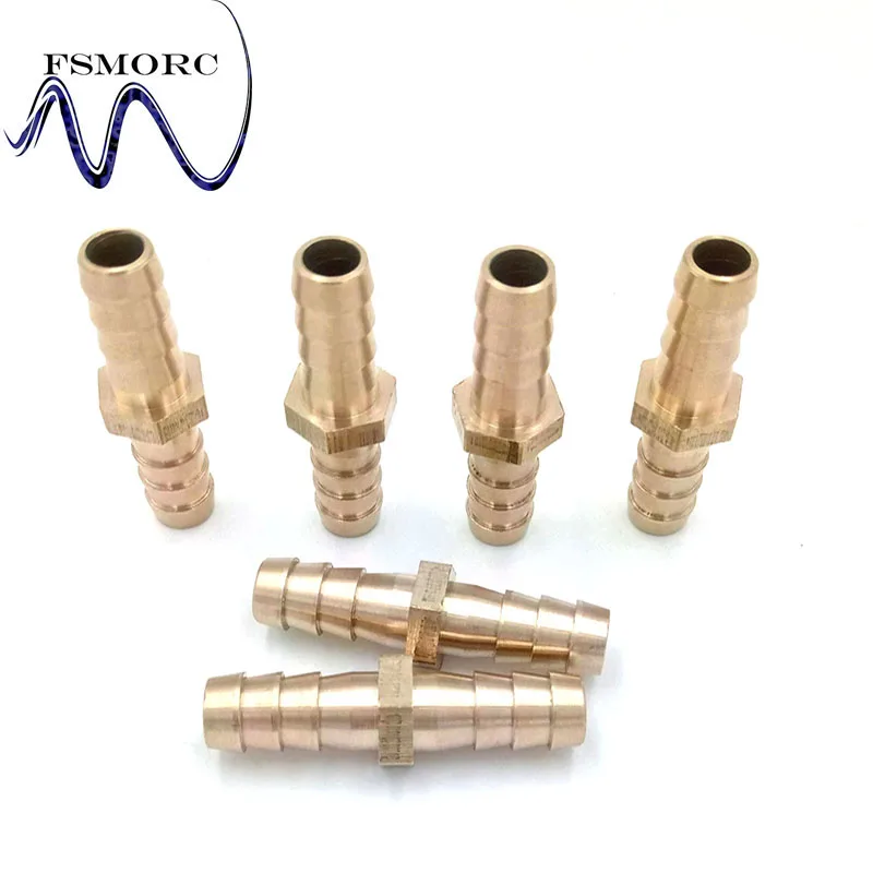 2Pcs All-copper material link head / tracheal pipe dual-purpose connector/ Intubation tube type Fitting hose ID(9.5mm) 3/8'ɻody |
