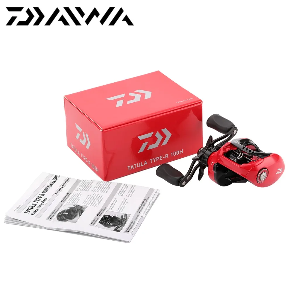 DAIWA TATULA TYPE R 100H 100HL 100SH 100SHL 7BB 6 кг Рыболовная катушка TWS красная Ограниченная серия
