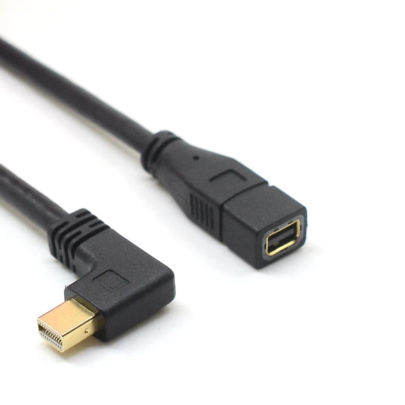Кабель Mini DP-Mini DP Папа-мама удлинитель DisplayPort угловой адаптер конвертер Thunderbolt