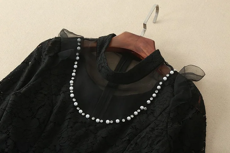 Высокое качество 2017 женщины весна взлетно-посадочной полосы моды Платье