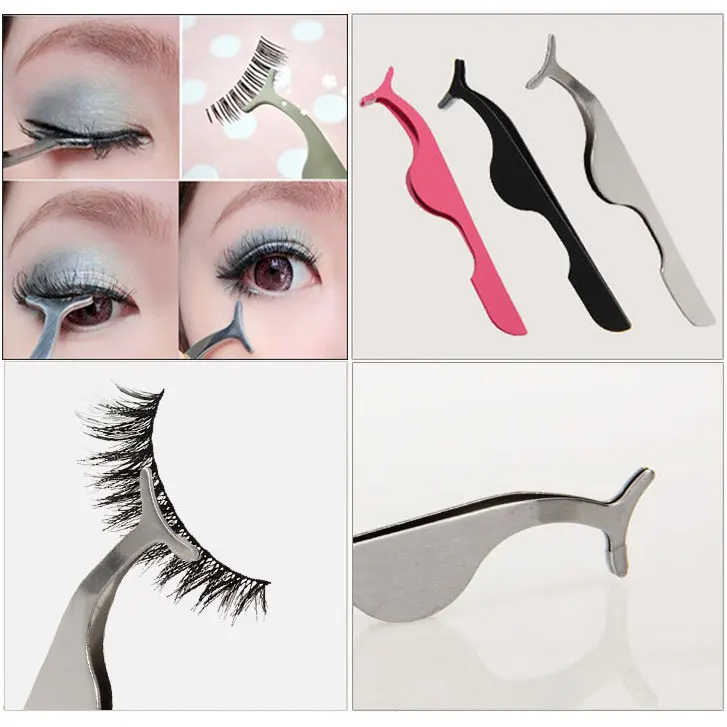 Пинцет для бровей пинцет ресниц зажим профессиональные клипсы инструменты