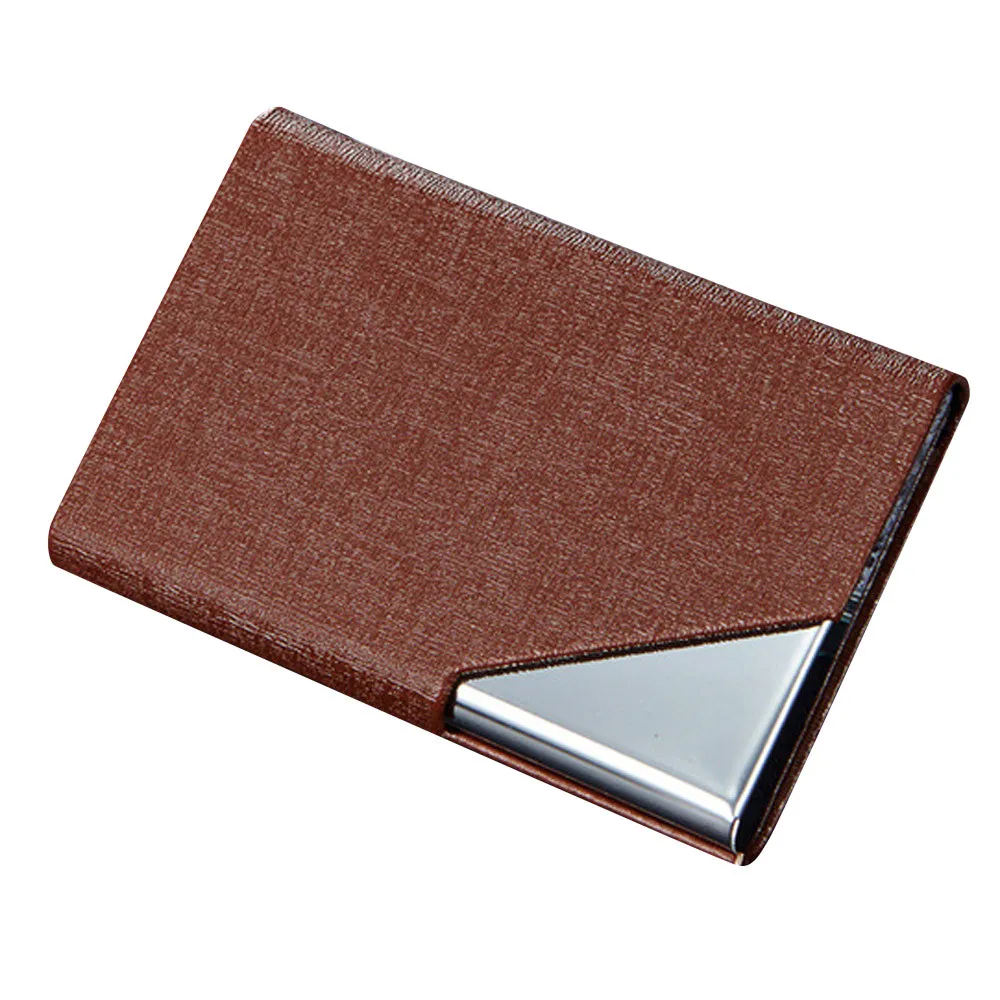 Держатель для карт протектор кошелек карманная из нержавеющей стали металлический бизнес чехол с держаками карт ID кредитный автоматический RFID кошелек holders6L3