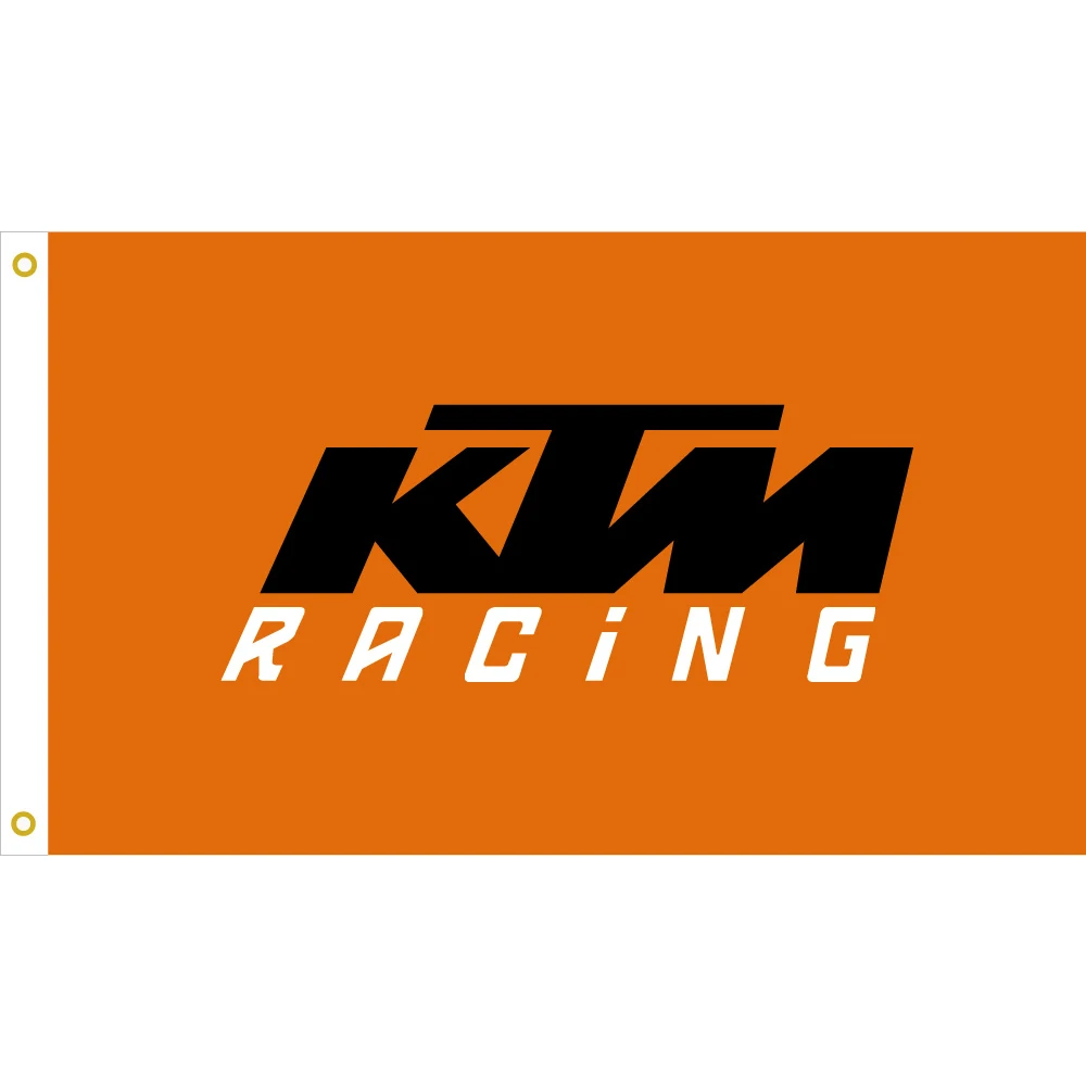 

Флаг и баннер KTM для гоночной команды, 90*150 см, 3x5 футов, летающий подвесной полиэстеровый флаг и украшение