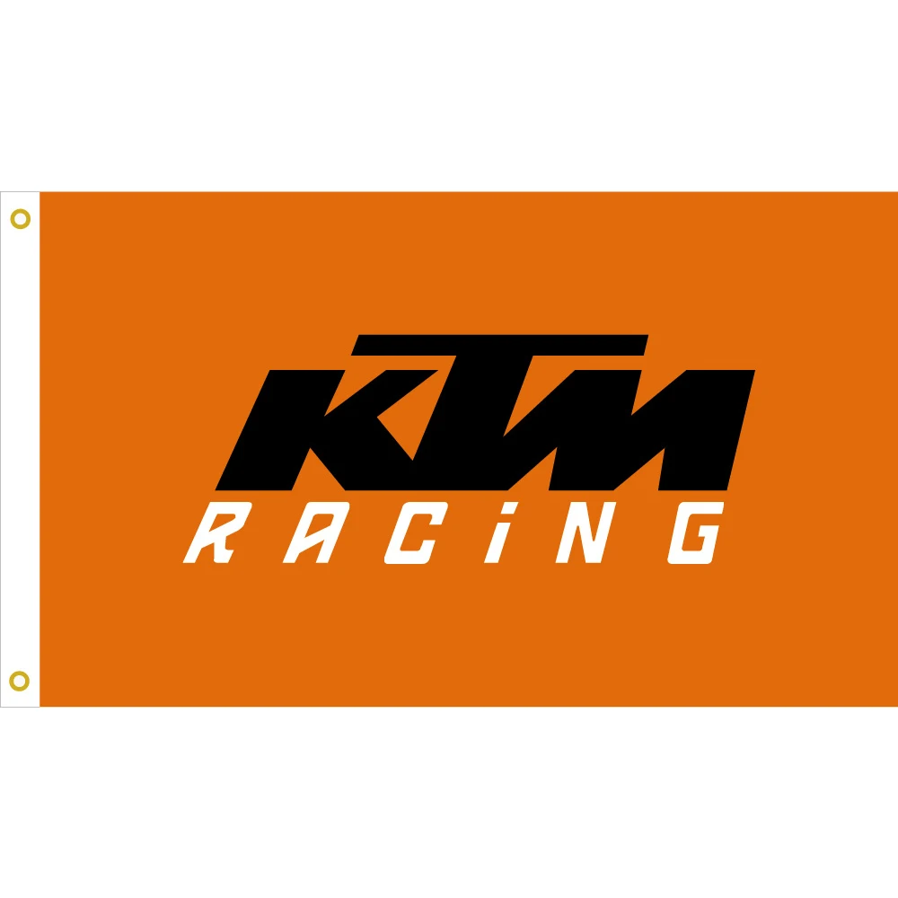 KTM флаг и баннер для гоночной команды 90*150 см 3x5 футов Летающий висящий украшение
