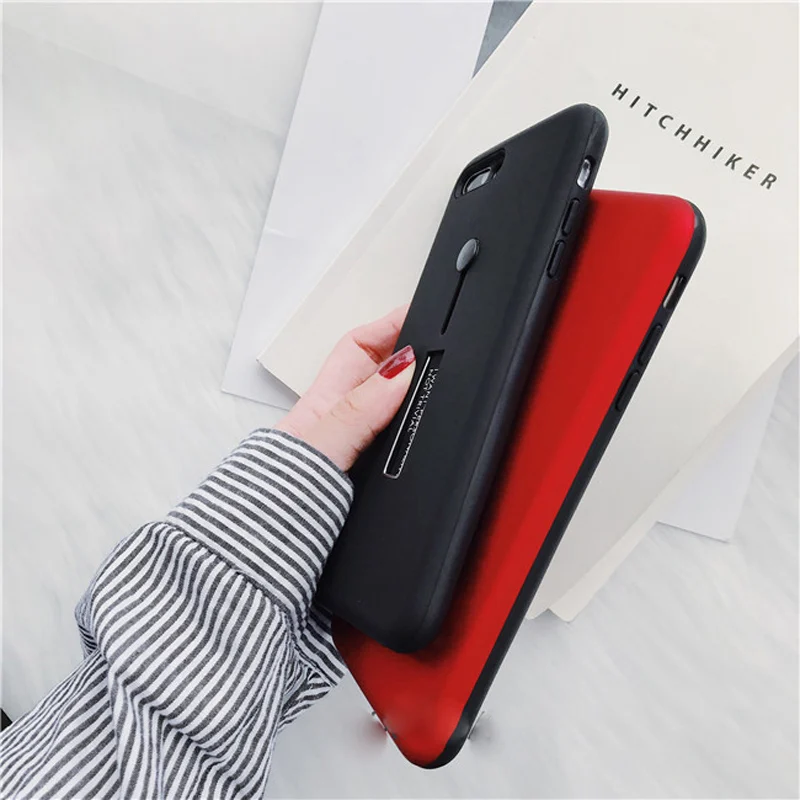 Для iPhone 6s 6 7 8 Plus XS MAX XR X модный мраморный силиконовый с кольцом для пальца чехлы