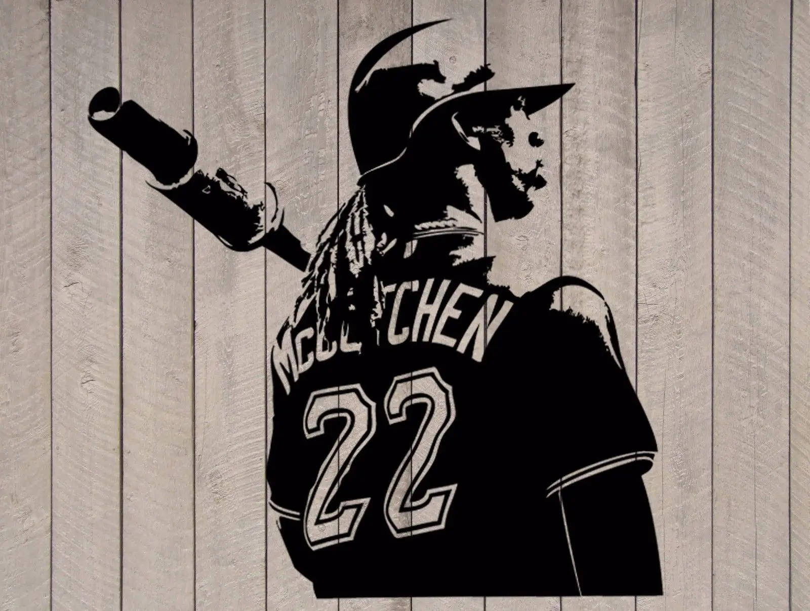 P007 Andrew McCutchen Пираты бейсбольный проигрыватель виниловая наклейка на стену