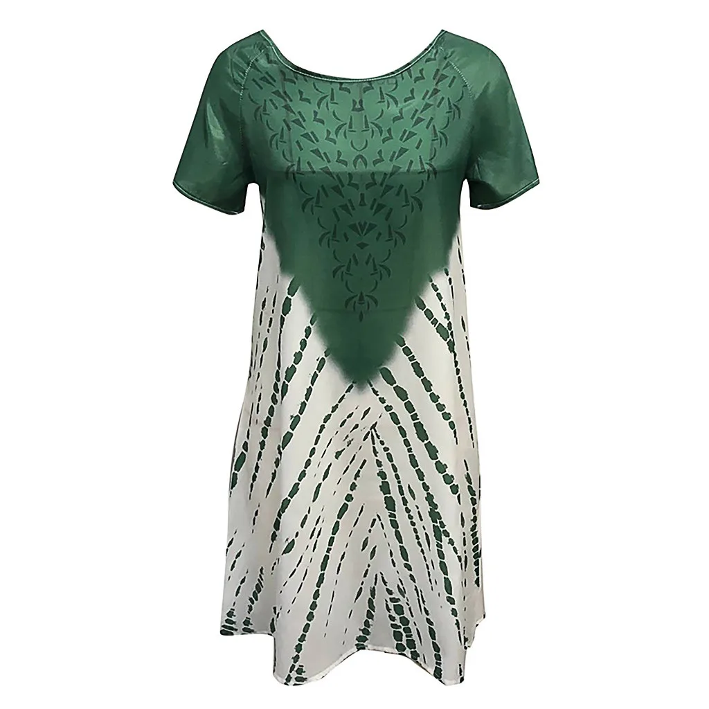 Женские Модные свободные летние платья с принтом для отдыха большие размеры s-xl