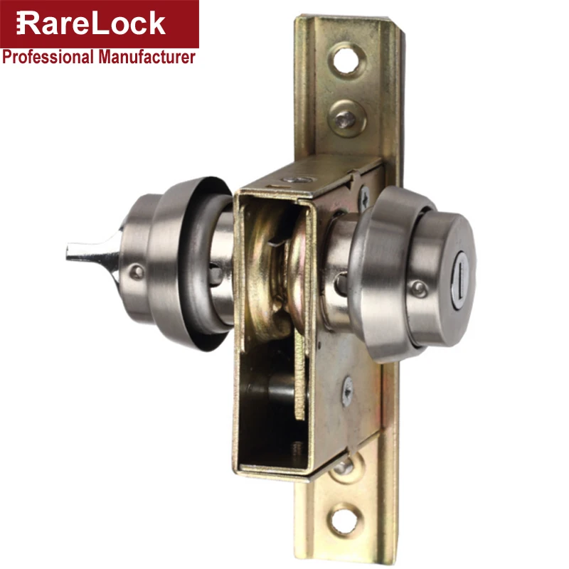 Rarelock рождественские принадлежности из нержавеющей стали замок двери с одной стороны кнопки с одной стороны ручка для офиса дома безопасности оборудования DIY a