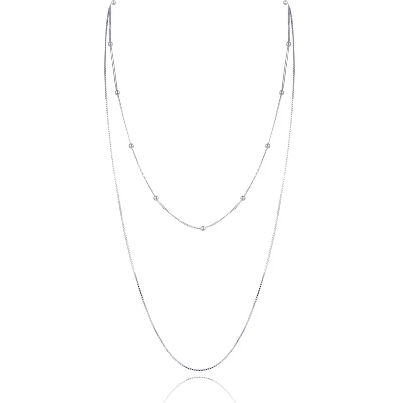YJAX002233 Новые Модные женские ювелирные украшения 1 0 дюйма 3 коробка 065 двойная цепь