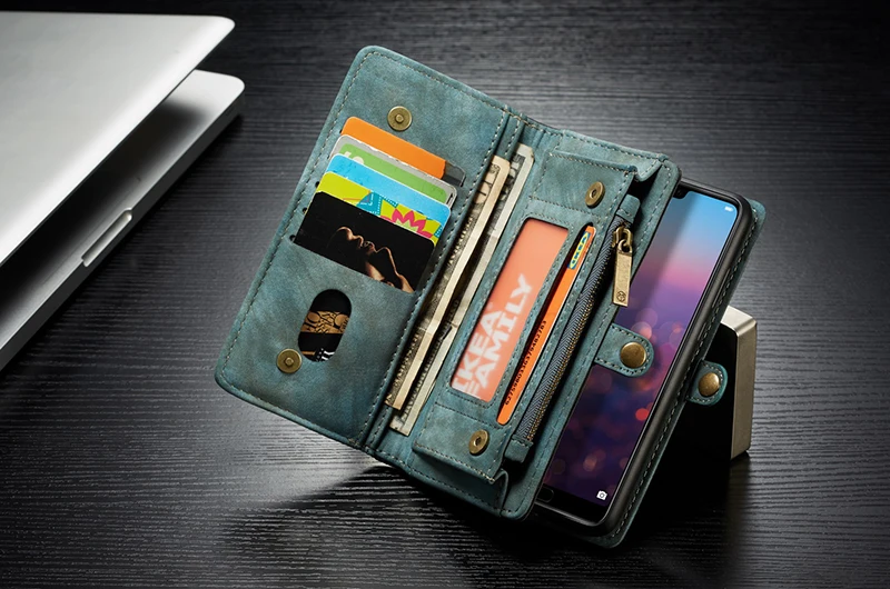 CaseMe из натуральной кожи кошелек чехол для телефона чехол для huawei Коврики 20 P30 P20 Pro/Коврики 20 P20 P30 многофункциональный чехол денежных карман для карт