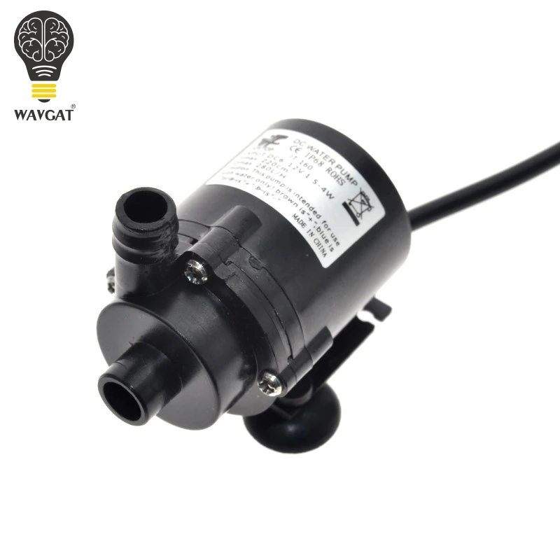 WAVGAT 6V 12V DC бесщеточный маленький водяной насос моторный DIY комплектующие для