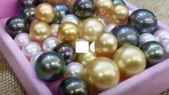 Серьги из натурального жемчуга tahitian akoya 18K 10-11 мм | Украшения и аксессуары