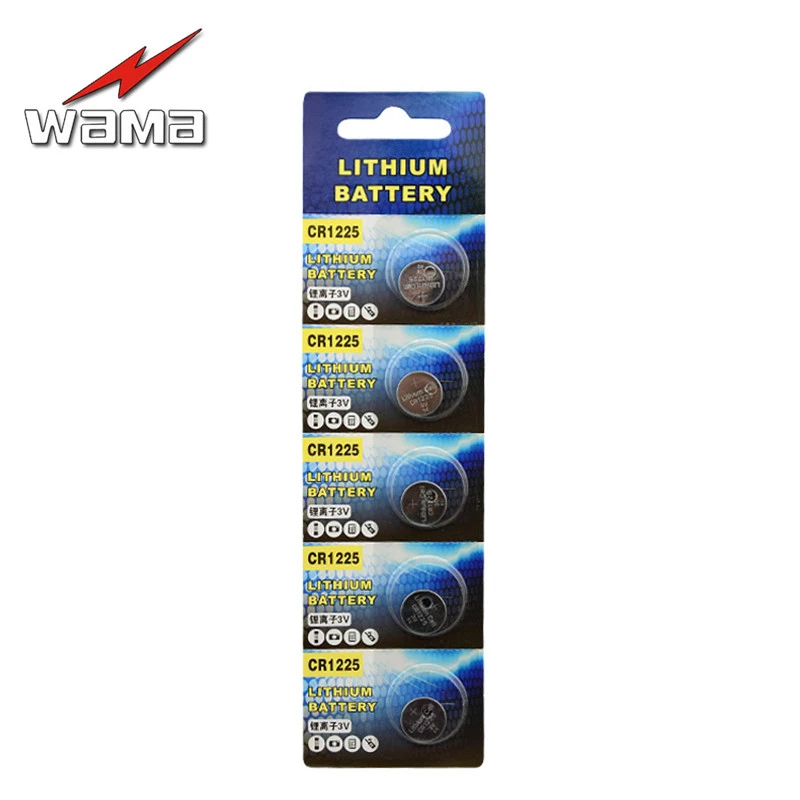

20x Wama 3V CR1225 Button Cells Batteries Car Remote Coin Hand Fidget Spinner Battery BR1225 ECR1225 EE6267 Drop Ship New